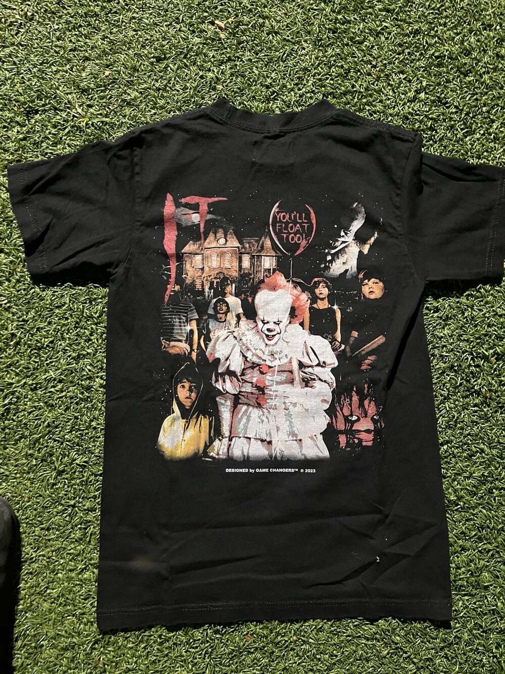 Game Changer IT Pennywise 'You'll Float Too' Graphic T-Shirt